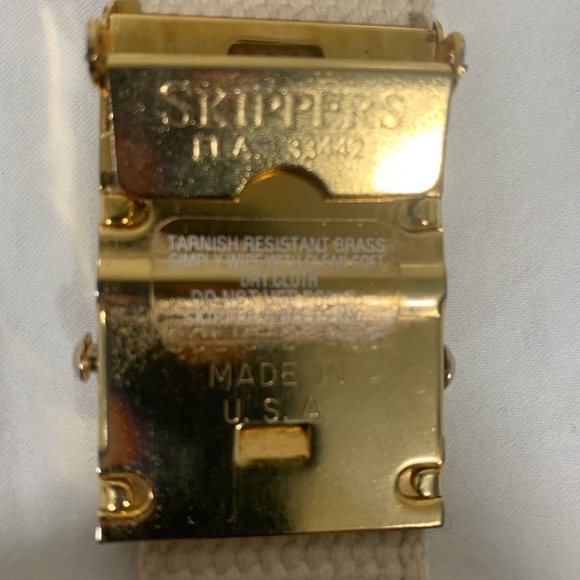 Skippers Nautical Belt with square rigger ship - Picture 5 of 5